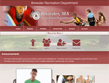 Tablet Screenshot of brewsterrecreation.com